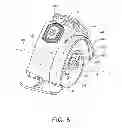 Fig. 06 - Saw assembly with bevel gear drivetrain