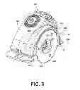 Fig. 07 - Saw assembly with bevel gear drivetrain