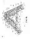 Fig. 44 - Saw assembly with bevel gear drivetrain