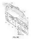 Fig. 48 - Saw assembly with bevel gear drivetrain