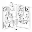 Fig. 07 - Greeting card with spring loaded slide track audio trigger