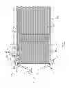 Fig. 02 - Air separation module with clam shell axial support