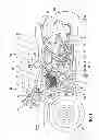 Fig. 02 - Exhaust gas sensor arrangement structure for motorcycle