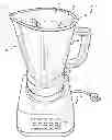 Fig. 01 - Blender with varying internally and externally shaped container