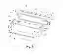Fig. 04 - Developer container with sealing member having a plurality of holes and rotatable member having a plurality of projections contactable with the sealing member