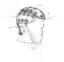 Fig. 02 - Brain biofeedback device with radially adjustable electrodes
