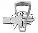 Fig. 01 - Leash handle with hands-free feature