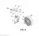 Fig. 07 - Wheel brake set for luggage case