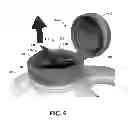 Fig. 06 - Closure with tamper evident push-pull tether