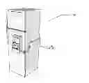 Fig. 01 - Movable fluid dispenser system for refrigerator