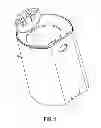 Fig. 02 - Pill crushing cup with rotational locking lugs
