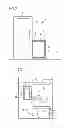 Fig. 03 - Aircraft monument having a sanitary module and a galley module