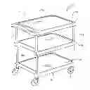 Fig. 01 - Multi-tier utility cart