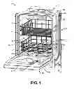 Fig. 02 - Dishwasher with vertically adjustable dish rack
