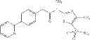 Fig. 08 - N-[5-(Aminosulfony1)-4-methyl-1,3-thiazol-2-yl]-N-methyl-2-[4-(2-pyridinyl)phenyl]acetamide mesylate monohydrate