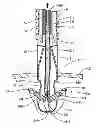 Fig. 01 - Suturing device with split arm and method of suturing tissue