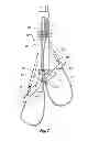 Fig. 08 - Suturing device with split arm and method of suturing tissue