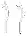 Fig. 22 - Surgical instrument for manipulating and passing suture