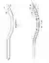 Fig. 23 - Surgical instrument for manipulating and passing suture