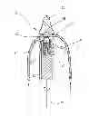 Fig. 01 - Anchor element for knotless fixing of tissue to a bone
