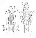 Fig. 76 - Prosthetic valve for replacing mitral valve