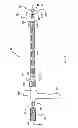 Fig. 12 - Vertebral body replacement device and method for use to maintain a space between two vertebral bodies within a spine