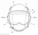 Fig. 01 - Visor assembly for a helmet