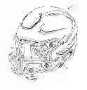 Fig. 01 - Pad assemblies for a protective sports helmet