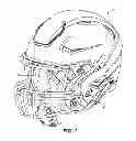 Fig. 02 - Pad assemblies for a protective sports helmet