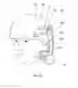Fig. 12 - Hinged attachment of headgear to a helmet