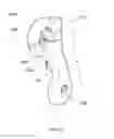 Fig. 15 - Hinged attachment of headgear to a helmet
