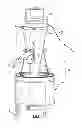 Fig. 02 - Pulse filter cleaner for portable cyclonic dust collector/vacuum cleaner