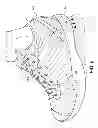 Fig. 06 - Shoe upper having multiple unwelded flex zones