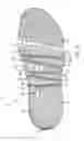 Fig. 04 - Article of footwear with interconnected tensile strands