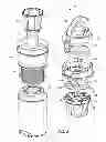 Fig. 03 - Cyclonic separator assembly for a vacuum cleaner