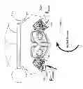 Fig. 28 - Variable trim deflector system with protruding foil and method for controlling a marine vessel