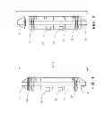 Fig. 02 - Shipping container for unirradiated nuclear fuel assemblies