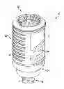 Fig. 01 - Repositionable base structure for a container