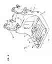 Fig. 10 - Cab suspension system for a machine adapted to surface excavate rock or like materials