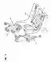 Fig. 11 - Cab suspension system for a machine adapted to surface excavate rock or like materials
