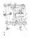 Fig. 12 - Cab suspension system for a machine adapted to surface excavate rock or like materials