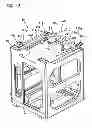 Fig. 14 - Cab suspension system for a machine adapted to surface excavate rock or like materials