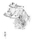 Fig. 24 - Cab suspension system for a machine adapted to surface excavate rock or like materials