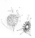 Fig. 01 - Wheel assembly defining a motor/generator