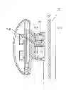 Fig. 01 - Adjustable-tilt housing with flattened dome shape, array antenna, and bracket mount