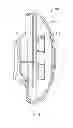 Fig. 04 - Adjustable-tilt housing with flattened dome shape, array antenna, and bracket mount