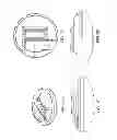 Fig. 32 - Adjustable-tilt housing with flattened dome shape, array antenna, and bracket mount