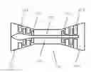 Fig. 01 - Seal support of titanium aluminide for a turbomachine