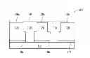 Fig. 01 - Formation of a masking layer on a dielectric region to facilitate formation of a capping layer on electrically conductive regions separated by the dielectric region