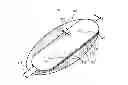 Fig. 01 - Physiological sensor with offset adhesive layer